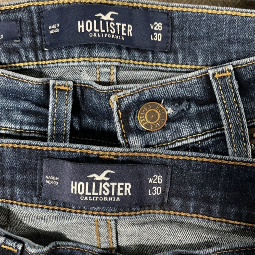 1 American eagle & 2 Hollister jeans. - Picture 9 of 9